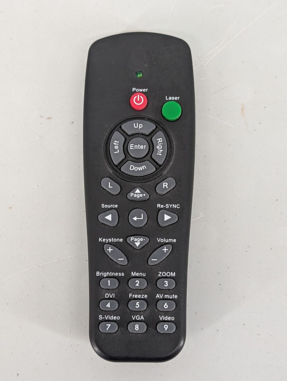 Bontech Genuine Original Projector Remote Control with Laser Pointer L-27-1KEY